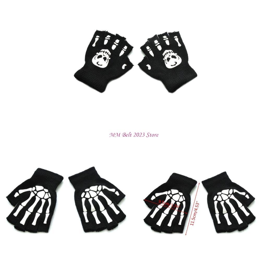 Fingerless Glove Knit - 49ME Guantes punto cálidos para niños,