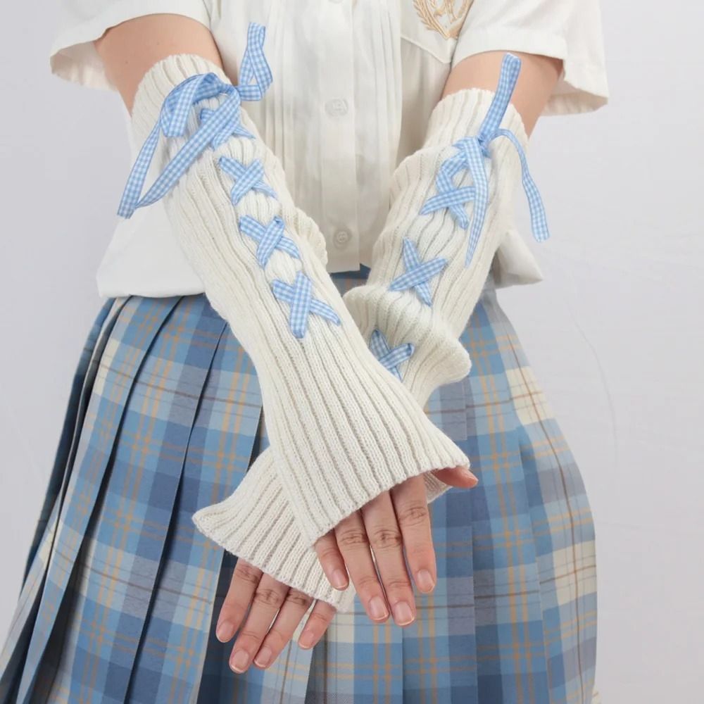 Guantes sin dedos de punto par - Fingerless Glove Knit reseña y precio