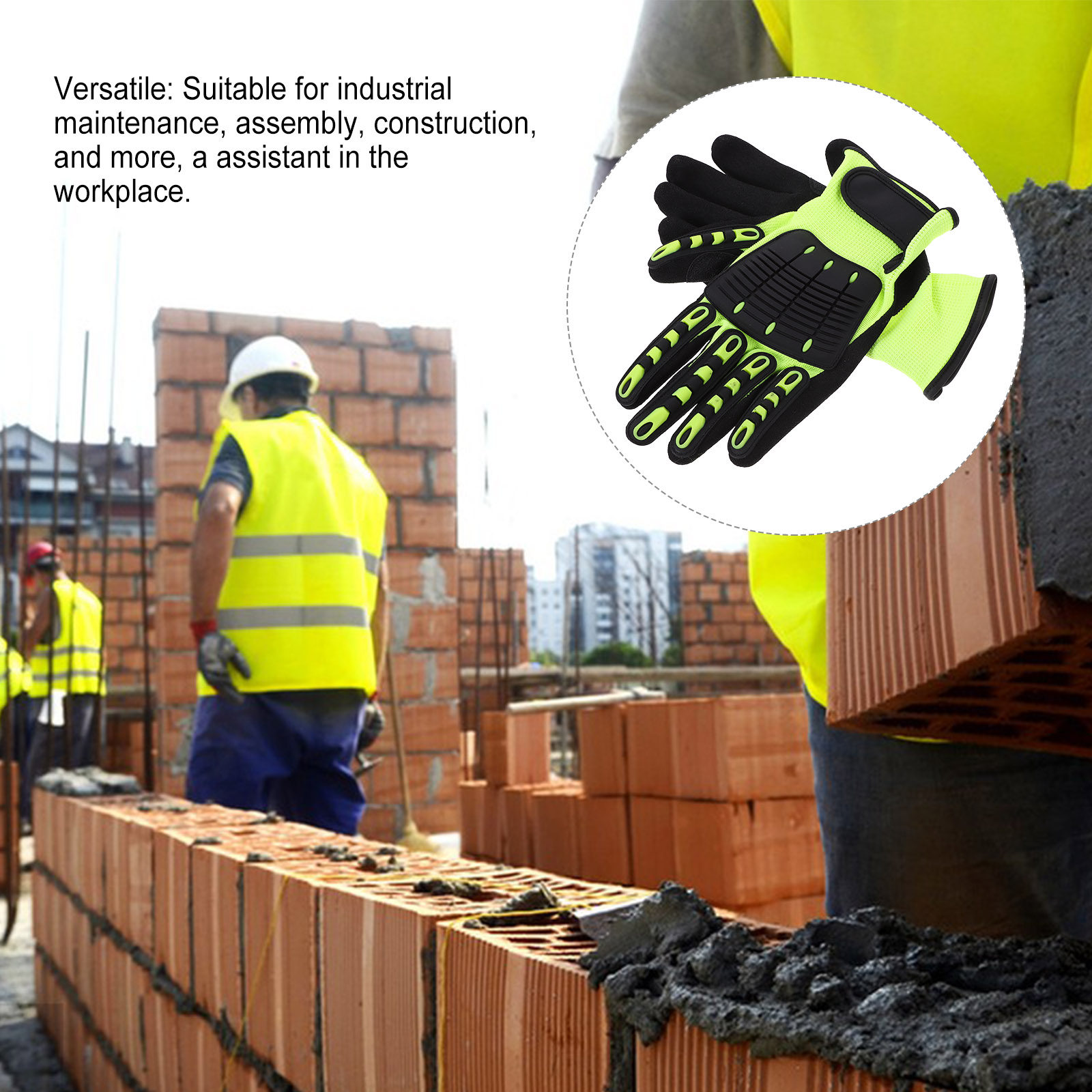1 par de guantes de jardinería - Work Glove Impact reseña y precio