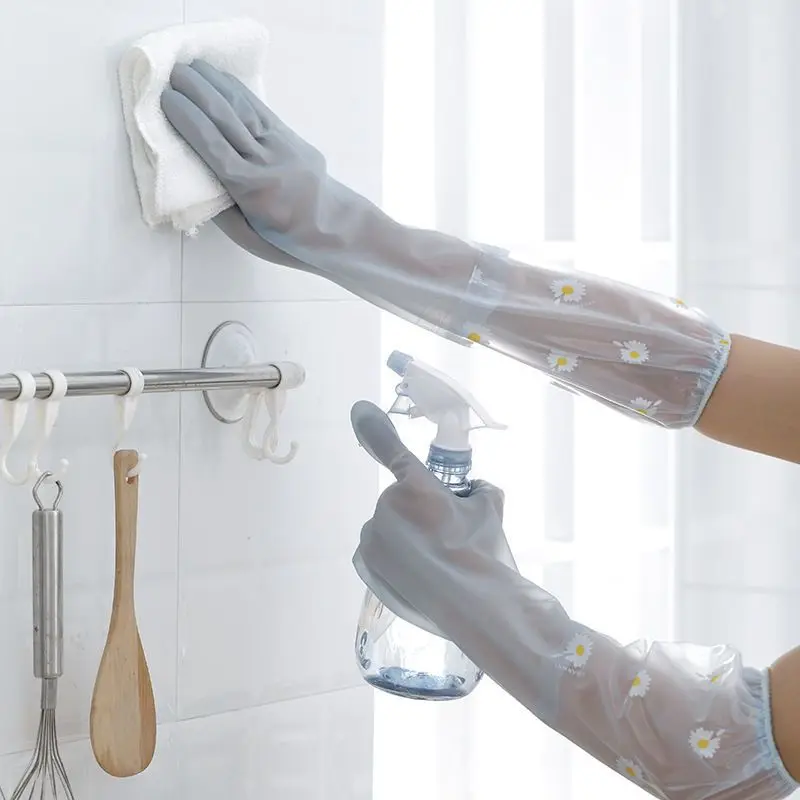 Guantes impermeables para limp - Rubber Glove Cleaning reseña y precio