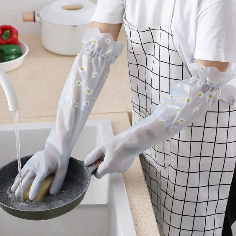 Guantes impermeables para limp - Rubber Glove Cleaning reseña y precio