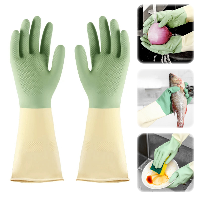 Guantes de cocina gruesos, gua - Rubber Glove Cleaning reseña y precio