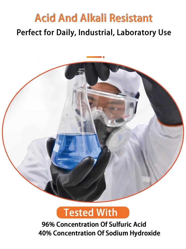 Guantes de goma resistentes al - Rubber Glove Cleaning reseña y precio