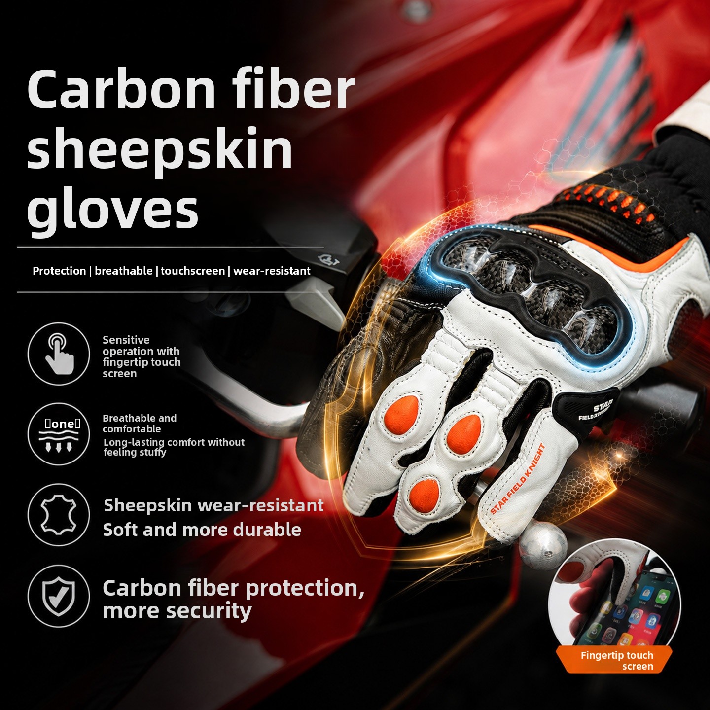 Guantes de Motociclismo STAR K - Motorcycle Glove Knuckle reseña y precio