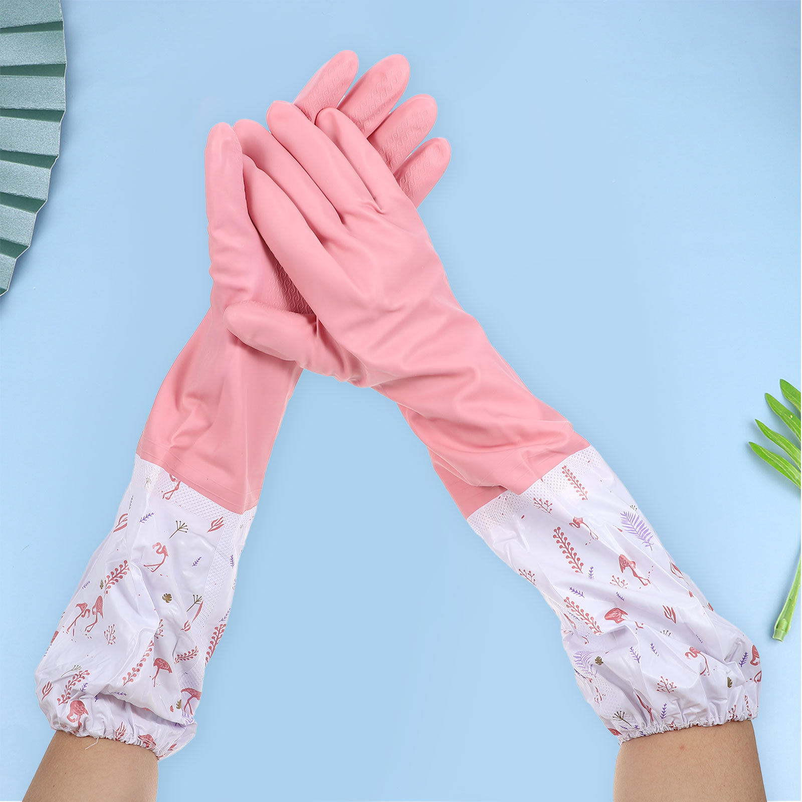 2 pares de guantes impermeable - Dish Glove Rubber reseña y precio