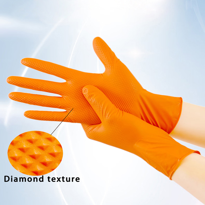 50 Guantes de Nitrilo de 8 Mil - Rubber Glove Cleaning reseña y precio